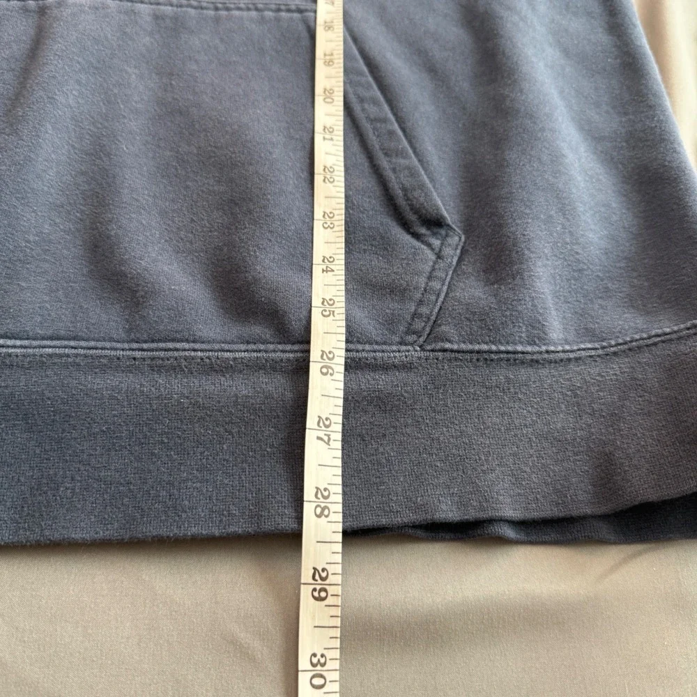 The North Face Pullover Hoodie Mens XL Navy Blue‎ Fleece Never Stop Exploring